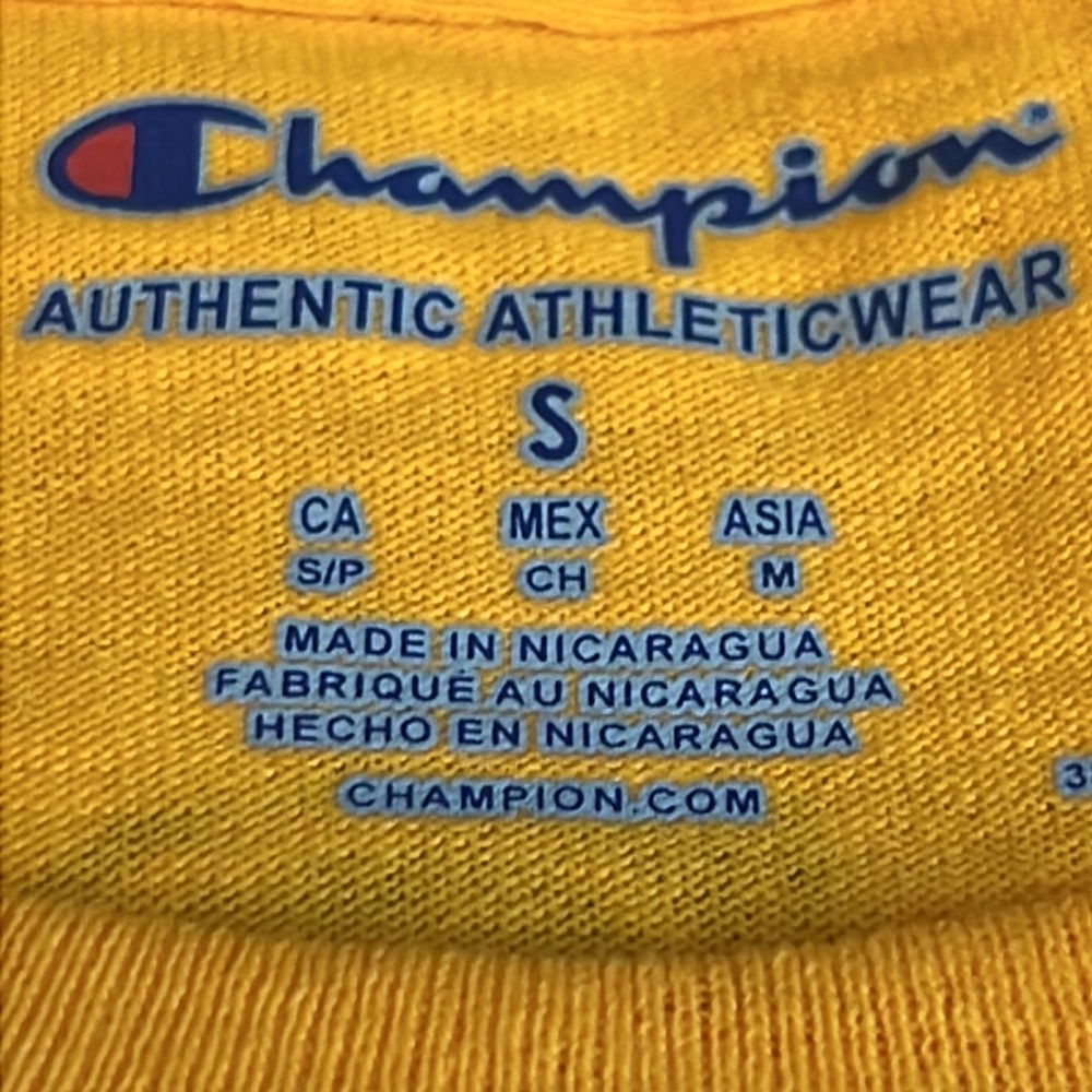 Champion Men’s Small Yellow Space station gaming t shirt - Picture 5 of 7